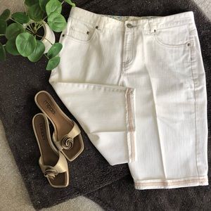 White Capris by Madison